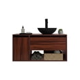 thumbnail image 4 of Gabinete para Baño con Ovalín y Llave Mezcladora, Mueble con Puerta y Cajón, Lavabo Moderno con Almacenamiento, Diseño Minimalista., 4 of 6