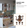 thumbnail image 4 of OULII 32Set Mini Tea Pot Cup Set Metal Material Miniatures Collectors Gift for Friends Dollhouse Accessories Pot, 4 of 4
