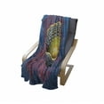 thumbnail image 4 of Pearls Soft Flannel Fleece Blanket, Giant Majestic Unique Pearl Mussel and Ivy Coral Deep down in the Sea Art Print, Cozy Plush for Indoor and Outdoor Use, 60" x 80", Blue Red Yellow, by Ambesonne, 4 of 6
