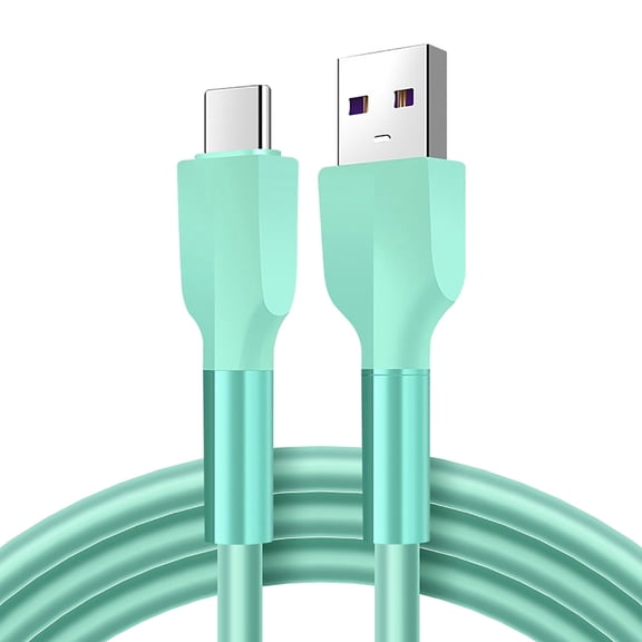 Charging Cords for Android S9 Color Changer Single Color Charging 3ft Phone Chargers for Android C Old Phone Chargers for Android 1m Silicone Data Mobile Phone Color Fast Charging