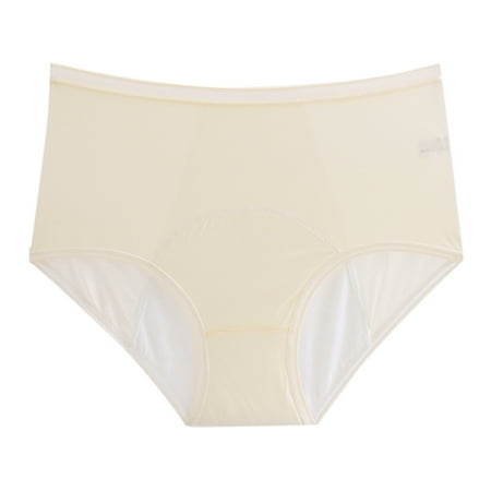 Pavied Period Underwear Seamless Underwear Bikini Bottoms For Women Menstruation Swim Shorts Bikini Bottoms Mid Waist For Lady Cotton Underwear Bikini Underwear Gold 6XL