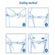 thumbnail image 3 of Toystoory - Bolsa seca impermeable con tapa enrollable, bolsa de compresión seca para rafting, canotaje, senderismo, camping, 40 l Deportes acuáticos azul 75L, 3 of 6