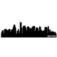 thumbnail image 1 of Boston Massachusetts Skyline Vinyl Wall Decal (22(L) X 8(H) INCHES), 1 of 1