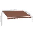 thumbnail image 2 of Auvent Rétractable Électrique 10 Pieds x 8 Pieds, Auvent Pare-Soleil Motorisé avec Télécommande et Manivelle Manuelle, Polyester PU Résistant aux UV, Cadre en Aluminium, Café pour Terrasse, Patio, Balcon, Cour, 2 of 7