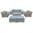 thumbnail image 1 of Ensemble de Meubles de Patio en Osier d'Extérieur 8 Pcs en Spa, 1 of 2
