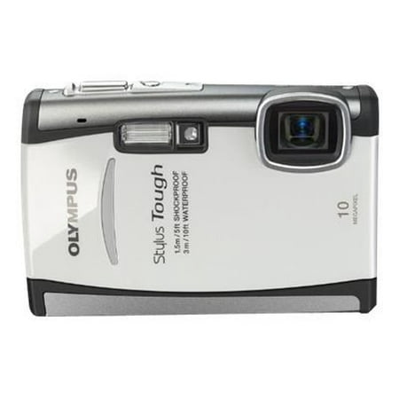 Olympus Stylus Tough 6000 - Digital camera - compact - 10.0 MP - 3.6x optical zoom - underwater up to 9.8 ft - white