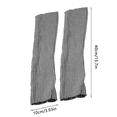 thumbnail image 4 of Calcetines para piernas de invierno cálido para mantener la manga de la pierna, color caramelo, calentador de pantorrillas de punto para adultos, gris claro 1 par Inevent AP000048-04, 4 of 7