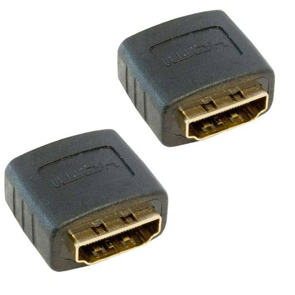 Sanoxy CBL-SNX-HM202-1400 Adapter Compatible for HDMI Female to Female Coupler - Black - Pack of 2