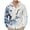 Bird Crane, variant on Chinese Red Crowned Cranes Mens Long Sleeve Hooded Shirts Casual Fashion T Shirt Lightweight Linen Shirt Chinese Print Tops, Size L