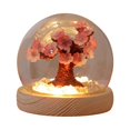 thumbnail image 2 of Lámpara de noche DIY, lámpara de mesa, lámpara para dormir, decoración, luz ambiental, flor, noche melocotonero, 2 of 9
