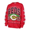 thumbnail image 2 of Women's '47  Red Cincinnati Reds Trendy Team Go Big Oversized Sweatshirt, 2 of 3