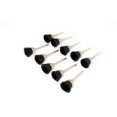 thumbnail image 1 of TEMO 10 piezas de cerdas de plástico de nailon, cepillo de alambre de copa de 1/2 pulgada, vástago #404 de 1/8 pulgada para herramientas rotativas Dremel, 1 of 2