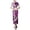 A-Purple287, variant on Women's Floral Print Cheongsam Short Sleeve Mandarin Collar Maxi Dress Traditional Chinese Formal Event Dress