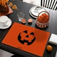 thumbnail image 3 of Xihbxyly Manteles Individuales de Halloween, Diseños Festivos Únicos, Protección Aislante Del Calor, Material de Lino Duradero, Uso Versátil para El Hogar o La Fiesta, Perfectos para La Celebración d, 3 of 3