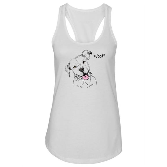 Cool Barking Dog. Tank Women -Image by Shutterstock, Female Small
