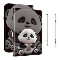 ELEHOLD Case for Samsung Galaxy Tab A9 , Shockproof Leather Case with 3-in-1 Stylus Pen, Adjustable Stand,G