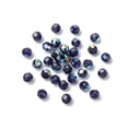 thumbnail image 4 of Preciosaeg Beads Czech 451 19 602 Round 20480 200 Deep Tanzanite AB 4mm Hole: 1mm, 4 of 6
