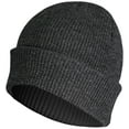 thumbnail image 2 of Pacific Headwear 627K.080.OS Waffle Knit Cuff Beanie Hat, Black - One Size, 2 of 2