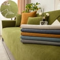 thumbnail image 7 of Chenille Textures Sofa Cover Universal Non-Slip Cheap Waterproof Sofa Cushion Towel Sofa Protective Mats for Living Room Home (Waterproof-Green,90x240cm-1pc), 7 of 7