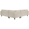 thumbnail image 4 of Modway Empress 3 Piece Upholstered Fabric Sectional Sofa Set in Beige, 4 of 5