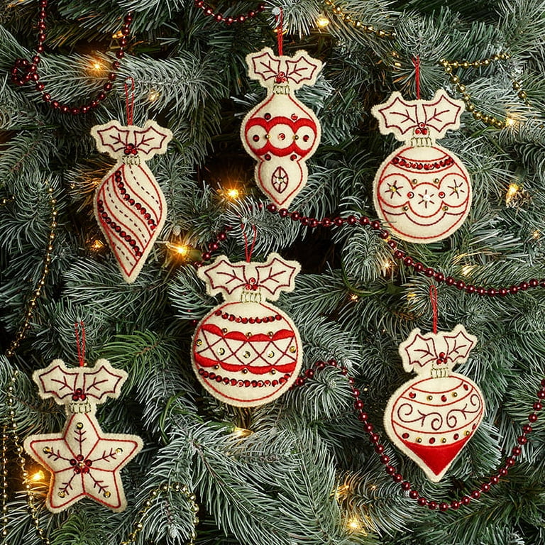 Bucilla Beige Christmas Seasonal Decor