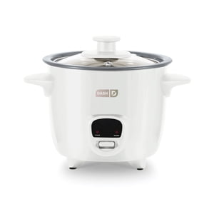 Dash Mini Rice Cooker, 2 Cup, White
