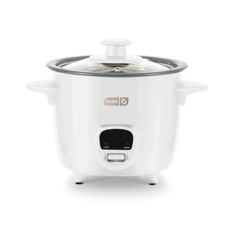 Dash Mini Rice Cooker, 2 Cup, White photo 1