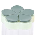 thumbnail image 3 of AMLESO Transparent 5 Grids Flip Spice Shaker Jars Net Shaped Pouring Port Green, 3 of 4