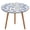 style-7, variant on Floral Colorful Flower Round Fitted Tablecloth with Flannel Backing Elastic Table Cloth Waterproof Oil-Proof Plastic Table Cover Table Up 40"-54" Diameter)