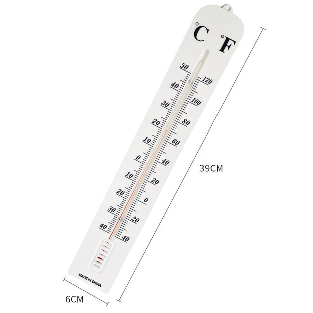 BALRAMA 9inch Long Big Size Wall Hung Room Thermometer Indoor