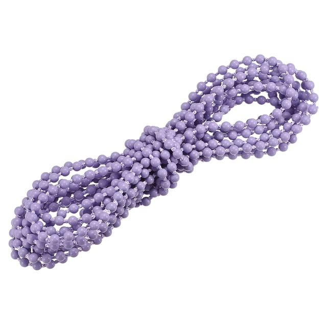 Unique Bargains 5.47 Yards Blinds Beaded Chain Roller Shades Cord for Window Repair Parts, Purple