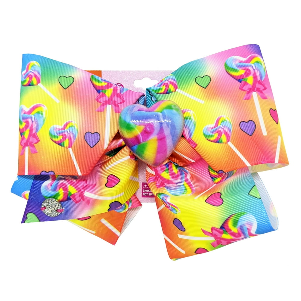 Jojo Siwa Girls Candy Hair Bow - Walmart.com - Walmart.com
