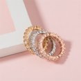 thumbnail image 5 of Guodhu Rose Gold Round Cut CZ Eternity Ring – Simulant Diamond Anniversary Band | Scratch Resistant Wedding Jewelry for Women – Christmas/Birthday Gift, 5 of 9