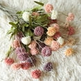 thumbnail image 4 of Reusable Simulation Plants 2PCS Artificial 5 Head Dandelion Home Wedding Room Decoration Simulation Flower Mini Dandelion Flower, 4 of 5