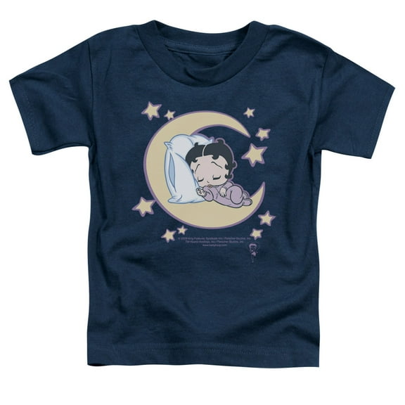 Betty Boop Sleepy Time S/S Toddler T-Shirt Navy
