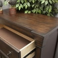 thumbnail image 3 of American Woodcrafters Kestrel Hills Tobacco Brown Wood 3-drawer Nightstand, 3 of 5