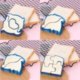 thumbnail image 4 of sweethay 3 unids/set de moldes en relieve para niños con forma de Animal para pastel, pan, sándwich, moldes para galletas, tostadas, utensilios de Herramientas de estampado sweethay HA066696-00B, 4 of 6