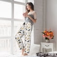 thumbnail image 5 of Salouo I Love Dogs Print Women's Pajama Pants Casual Loose Sweatpants PJs Flowy Pants Drawstring Palazzo for Women Wide Leg Pants Lounge Pajama -Small, 5 of 8