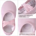 thumbnail image 3 of Zapatos de ballet de cuero Danza Medias puntas Gimnasia Zapatos de yoga Suela dividida 39 JM MX-0134803FYD, 3 of 4