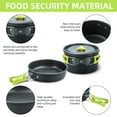thumbnail image 2 of HLONK Camping Cooking Set Camping Cookware Set 16pcs Camping Pot pan Set Nesting Camp Cook Set Camping Hiking Cookware Camping Backpacking Pans Set, 2 of 7