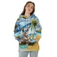 thumbnail image 4 of Australian Cattle Dog Hello Summer Beach Theme with Sunglasses and Tropical Cocktail All Over Print 3D Hoodie Unisex Merch Hoodies Heeler Lover Gifts - 00009, 4 of 6