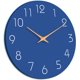 thumbnail image 2 of ZHAOCHENG Reloj de pared - Reloj de pared silencioso que no hace tictac, funciona con pilas - Reloj de madera de estilo moderno, decorativo para cocina, hogar, dormitorios, oficina (azul), 2 of 5