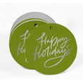 thumbnail image 2 of Inkdotpot Pack Of 100 Happy Holiday Favor Paper Tags Craft Real Silver Foil Hang Tags, 2 of 7