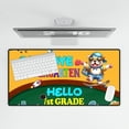 thumbnail image 4 of Back to School Bulldog Goodbye Kindergarten Hello 1st Grade Desk Mat Full Keyboard Mouse Pad Dog Lover Gifts Idea Large Mousepad - 02011, 4 of 5