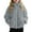 Z Gray, variant on Gifts for Girls Horkkom Girls Fleece Jacket Zip up Solid Color Coat Fall Winter Warm Outwear with Pockets 1 Y