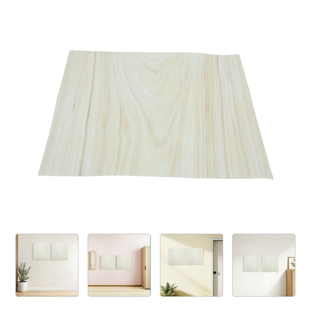 BRIGHTFUFU 10Ud Pegatinas Decorativas De Madera Cuadradas Adhesivas Para Pared En PVC