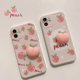 thumbnail image 1 of Funda para teléfono, para iPhone 12 3D Tridimensional Creativo Descompresión Funda para teléfono móvil Divertida Linda Suave Silicona Apretar Lindo Melocotón Alivio del estrés Relajarse Squishy Fruits Case JM, 1 of 5
