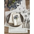 thumbnail image 3 of Saro Lifestyle Hemstitched Design Placemat (Set of 12), 3 of 3