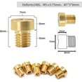 thumbnail image 1 of 12 piezas M5 Carburador de chorro principal Kit de chorro principal 75, 78, 80, 82, 85, 88, 90, 92, 95, 98, 100, 102 Reemplazo para carburador Dellorto PHBG LingWen 1327534271911, 1 of 1