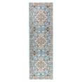 thumbnail image 6 of JONATHAN Y 2 x 8 Runner Rug, Kesan Vintage Medallion - Turquoise/Gray, RES106A-28, 6 of 8